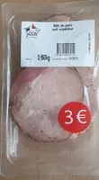 Rôti de porc cuit supérieur
