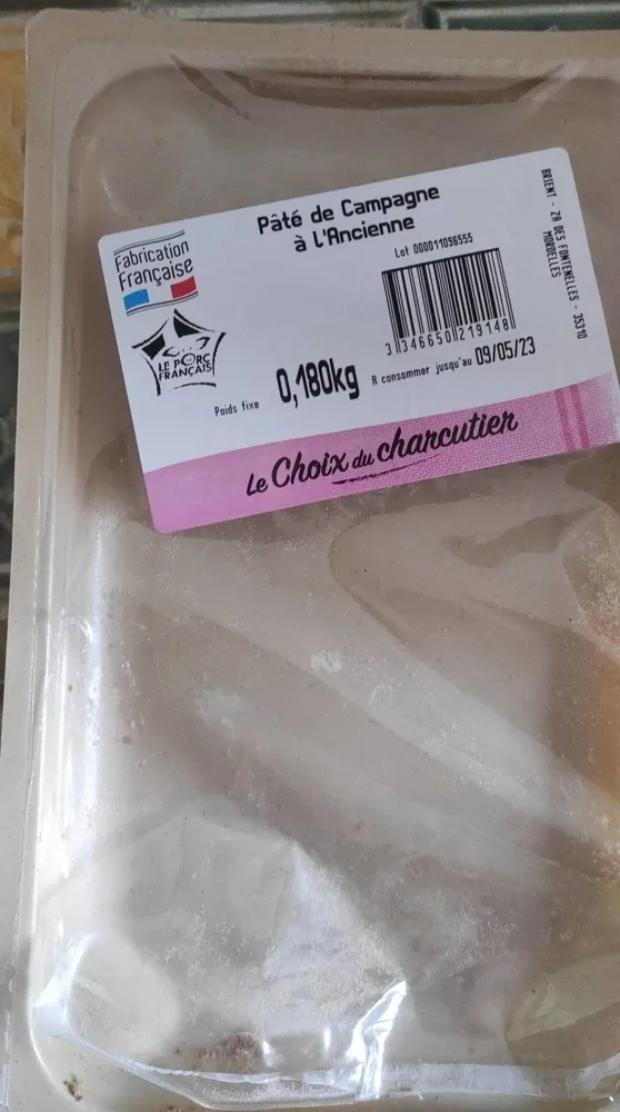Pâté de campagne à l'ancienne
