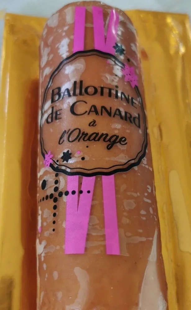 Ballotine de Canard à l'Orange