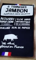 Jambon cuit supérieur decouenne dégraissé
