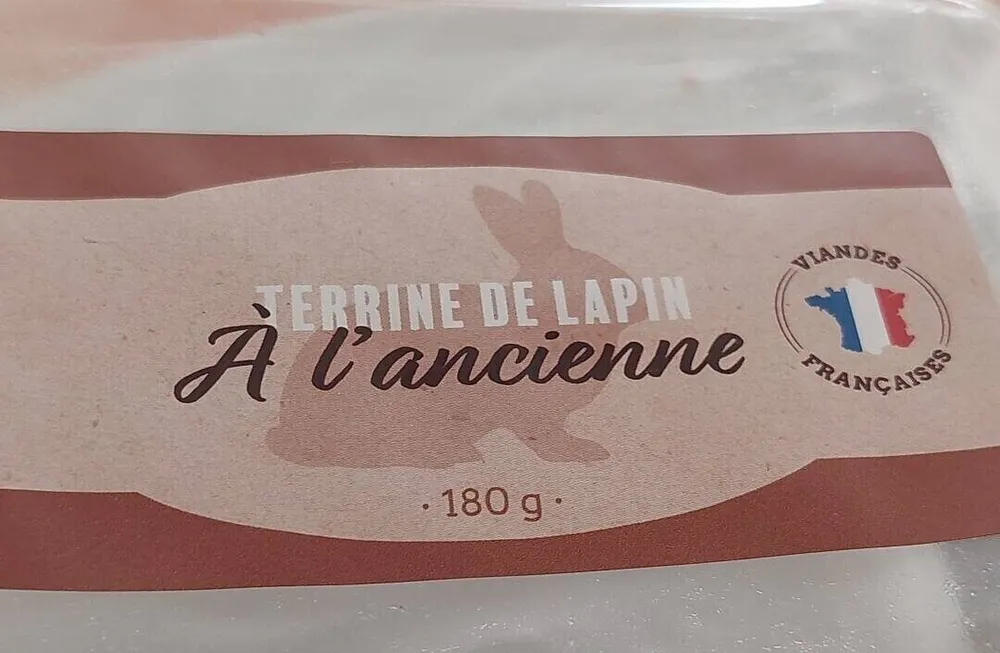 Terrine de lapin à l'ancienne 180gr