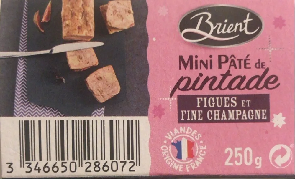 Mini pâté de Pintade