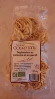 Tagliatelles au curcuma et au pavot