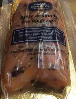 Baron de saumon aux baies roses