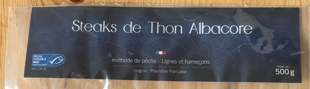 Steak de thon albacore