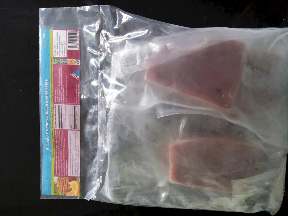 Steak de thon albacore sans arête