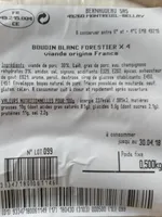 Boudin blanc forestier