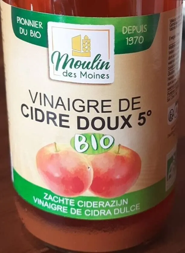 Vinaigre de cidre boux bio