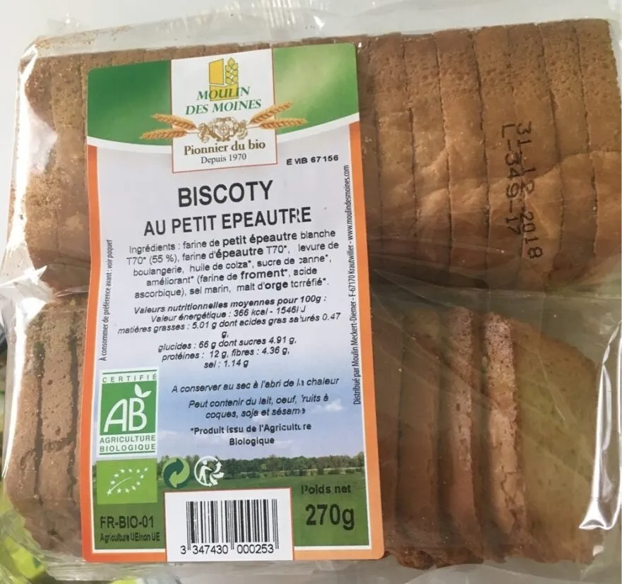 Biscoty au petit épeautre