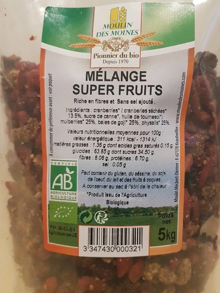 Mélange de fruits