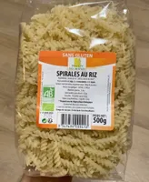 Spirales au riz sans gluten