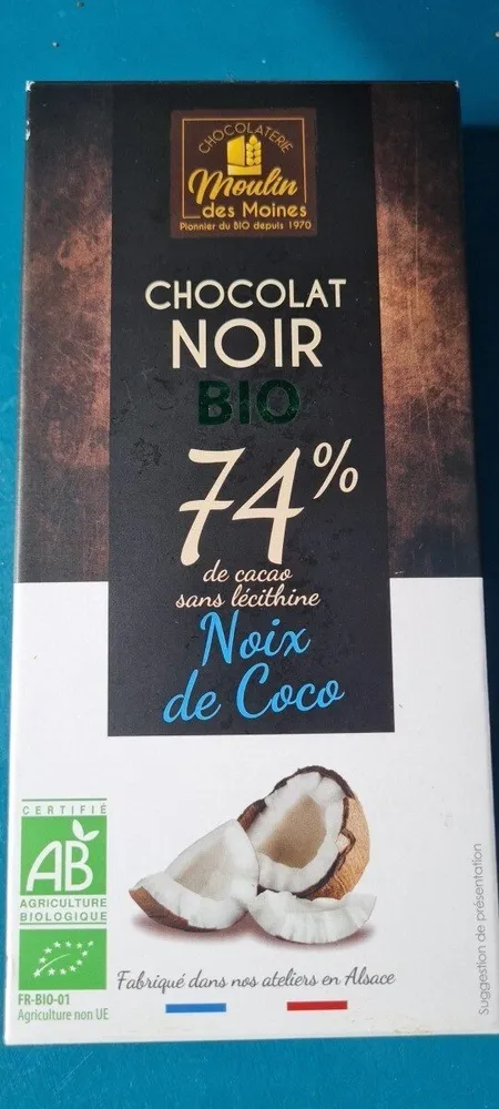 Chocolat Noir Noix De Coco