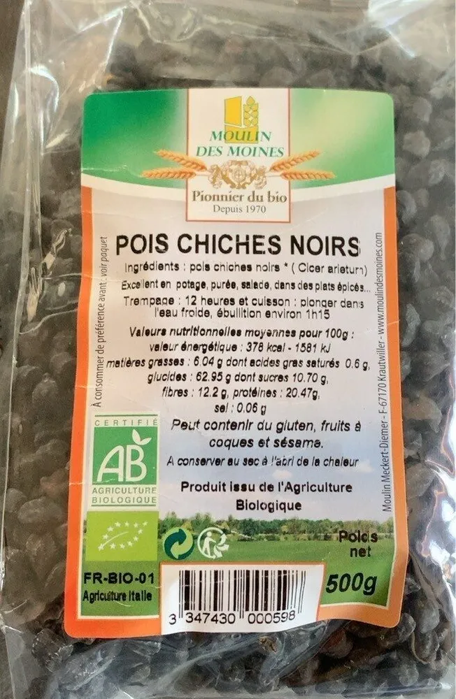 Pois chiches noirs