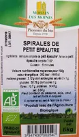 Spirales de petit épeautre