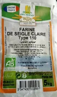 Farine seigle claire type 110