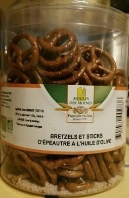 Bretzels et sticks d'épeautre à l'huile d'olive