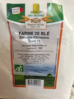 Farine de blé blanche pâtissière Type 45
