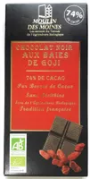 Chocolat noir aux baies de Goji