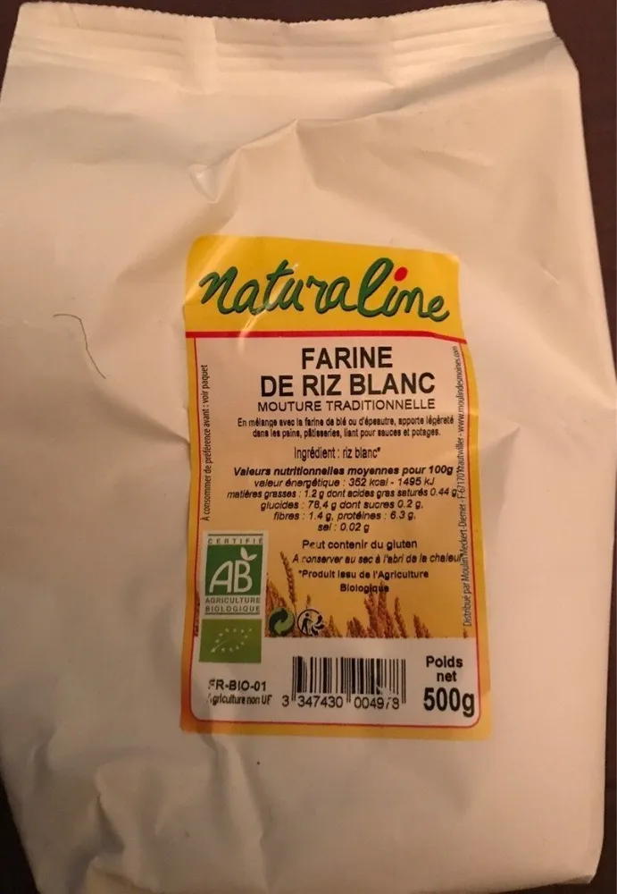 Farine de riz blanc