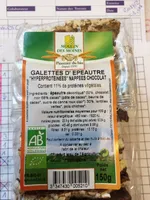 Galettes d'épeautre hyperprotéinées nappées chocolat