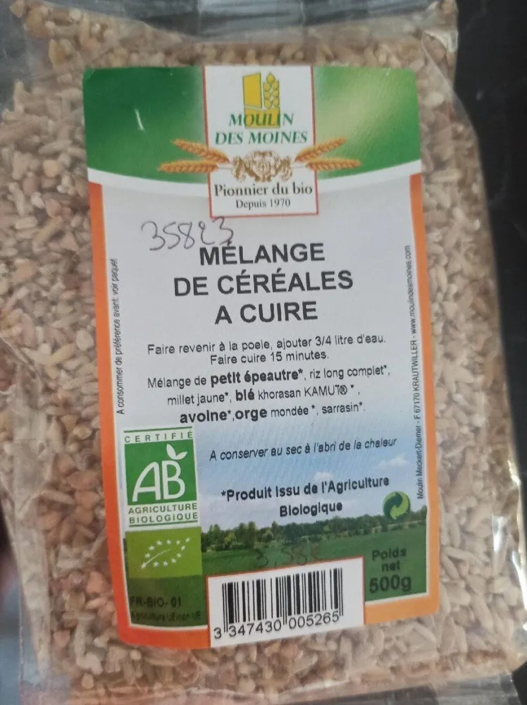 Mélange de céréales à cuire