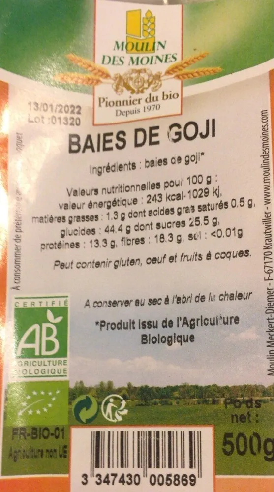 Baies de goji