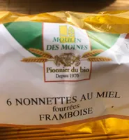 6 nonnettes au miel fourrées FRAMBOISE