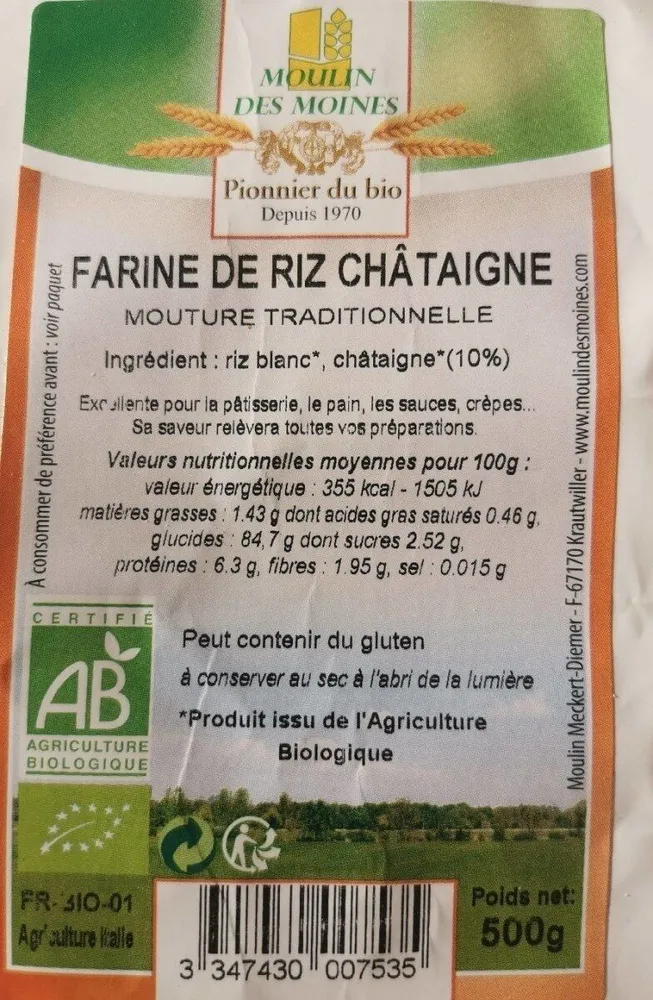 Farine De Riz Châtaigne