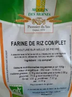 Farine de riz complet