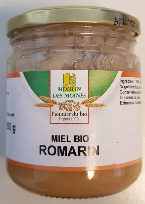 Miel bio romarin