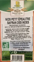 Nids petit épeautre safran des Indes