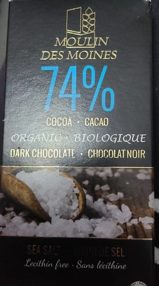 Chocolat noir fleur de sel