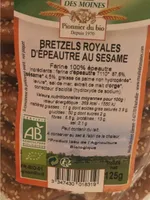 Bretzels royales d'épeautre au sésame