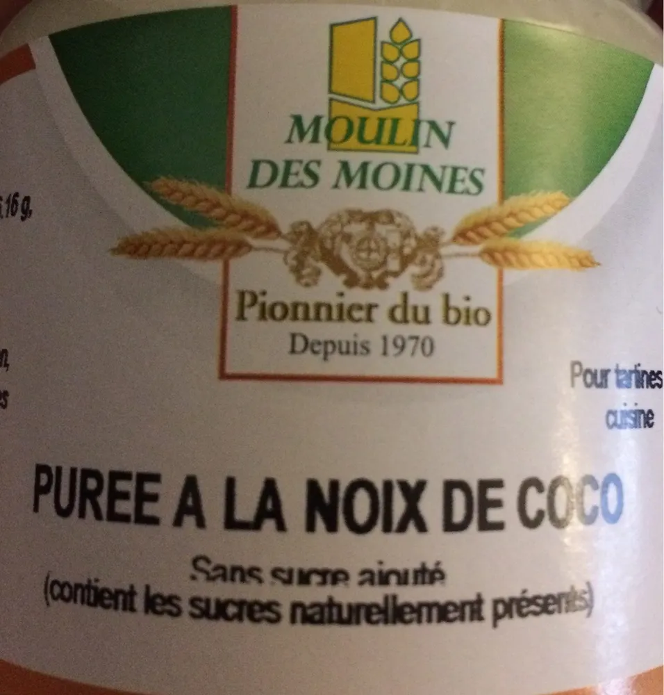 Puree a la noix de coco