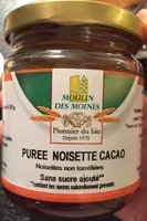 Puree noisette cacao