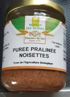 Purée praliné noisettes