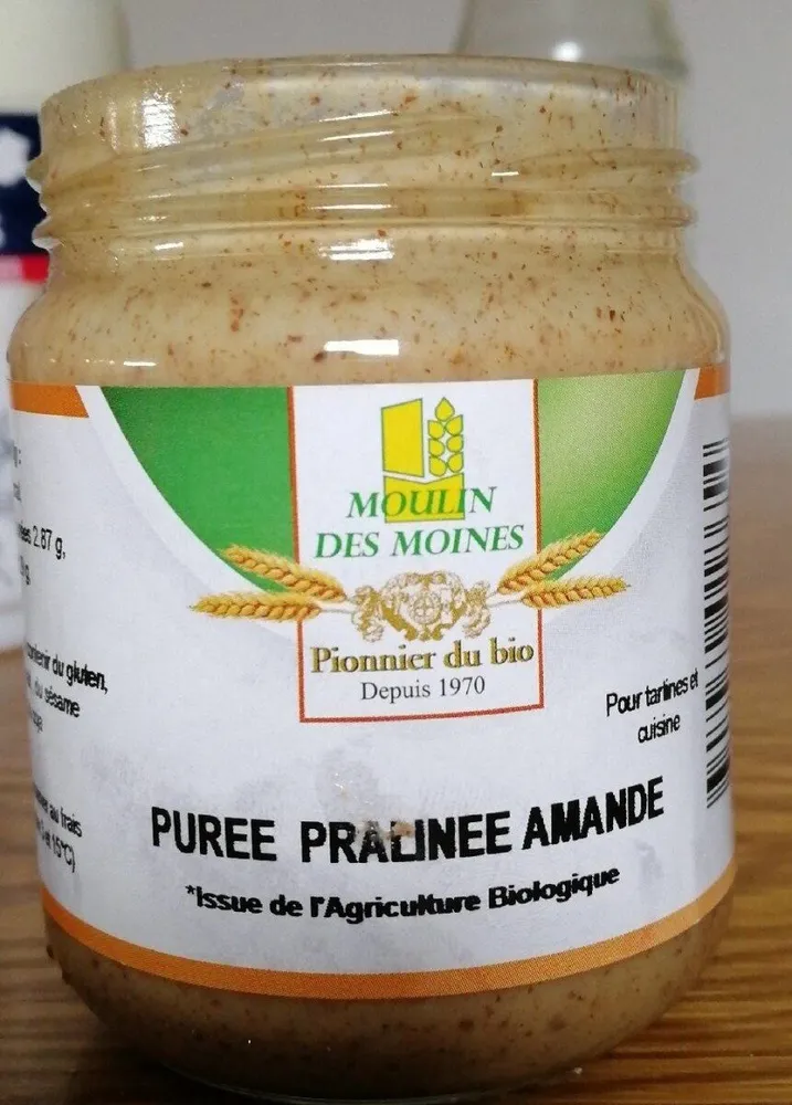 Purée praliné amande