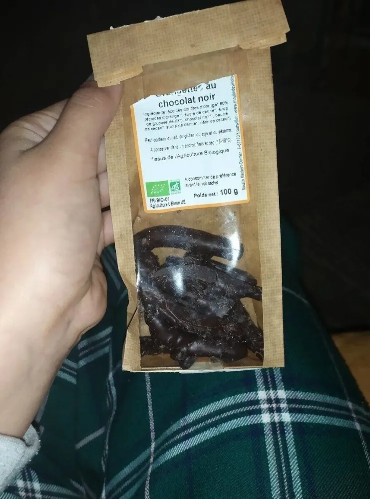 Orangettes au chocolat noir
