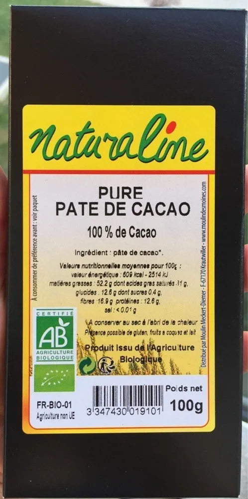 Pure pate de cacao