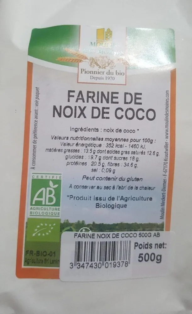 Farine de noix de coco