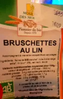 Bruschettes au lin