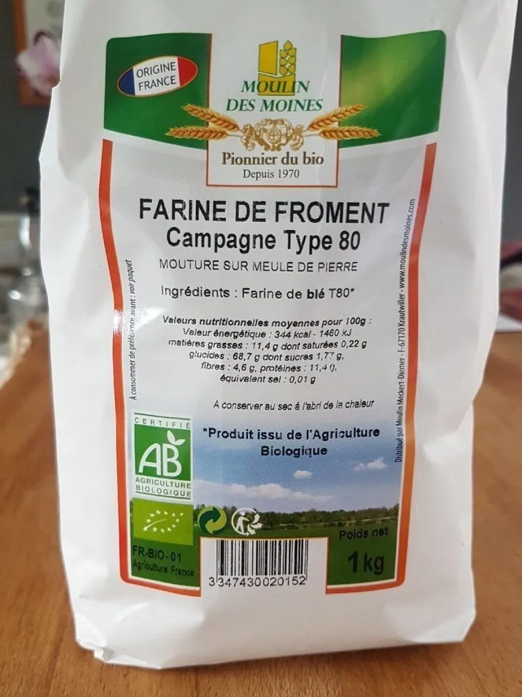Farine de froment Campagne Type 80