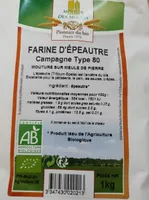Farine d'épeautre campagne type 80