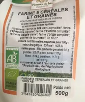 Farine 5 céréales et graines