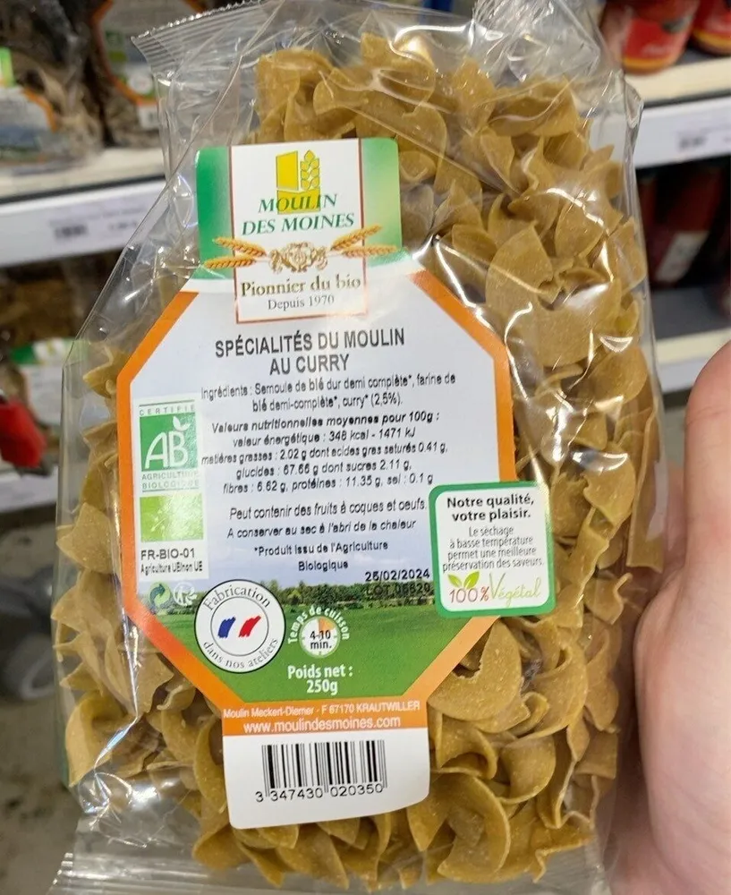 Spécialité du moulin au curry