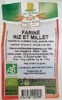 Farine de riz et millet