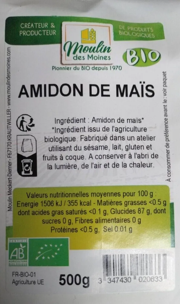 Amidon de maïs