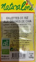 Galettes de riz aux graines de chia