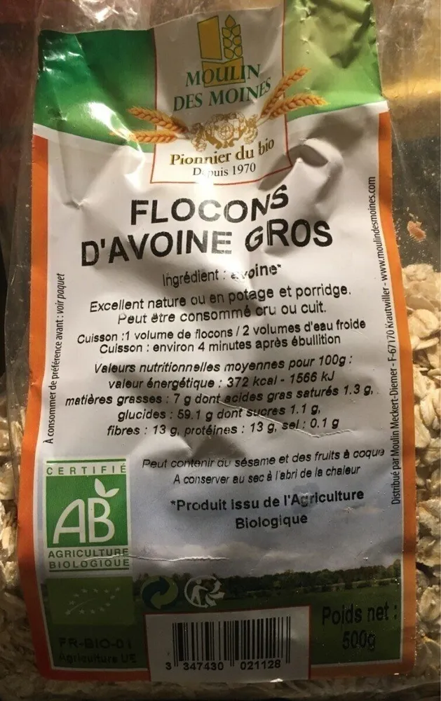 Flocons d'avoine gros