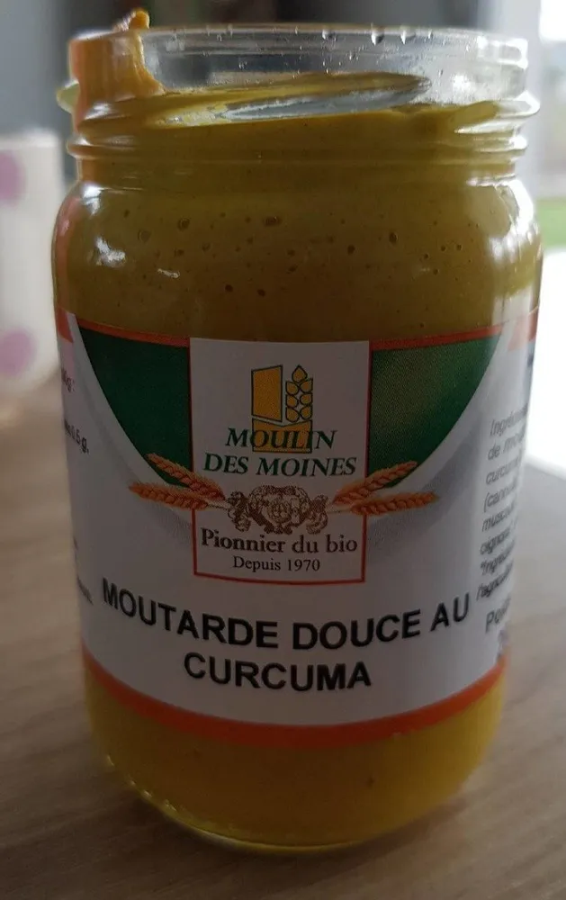 Moutarde douce au curcuma